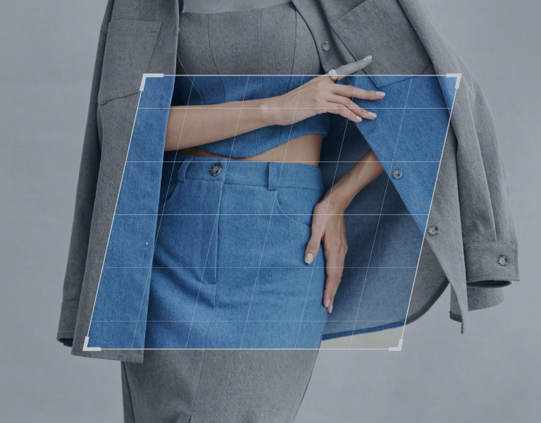 A stylized image of a modern outfit symbolizing Fashion Tech