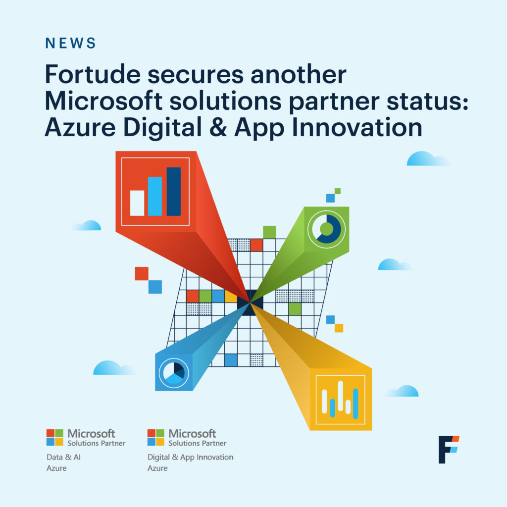 Fortude unlocks second Microsoft solutions partner designation in Azure Digital & App Innovation