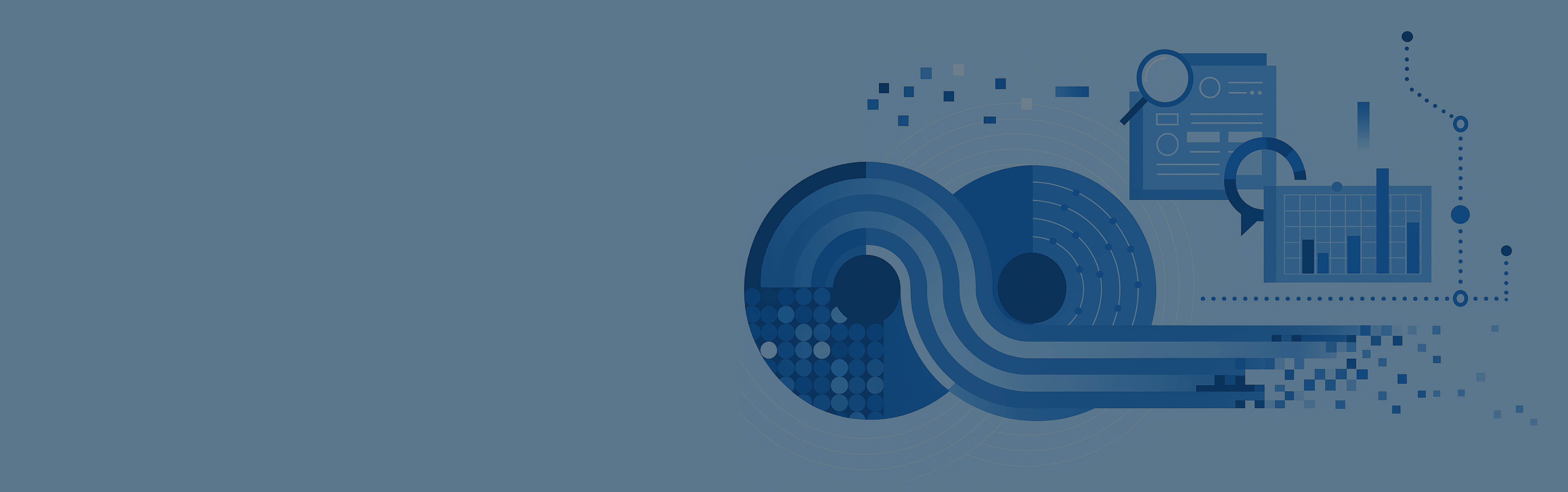 Charts and infinity loop symbolizing test automation mistakes