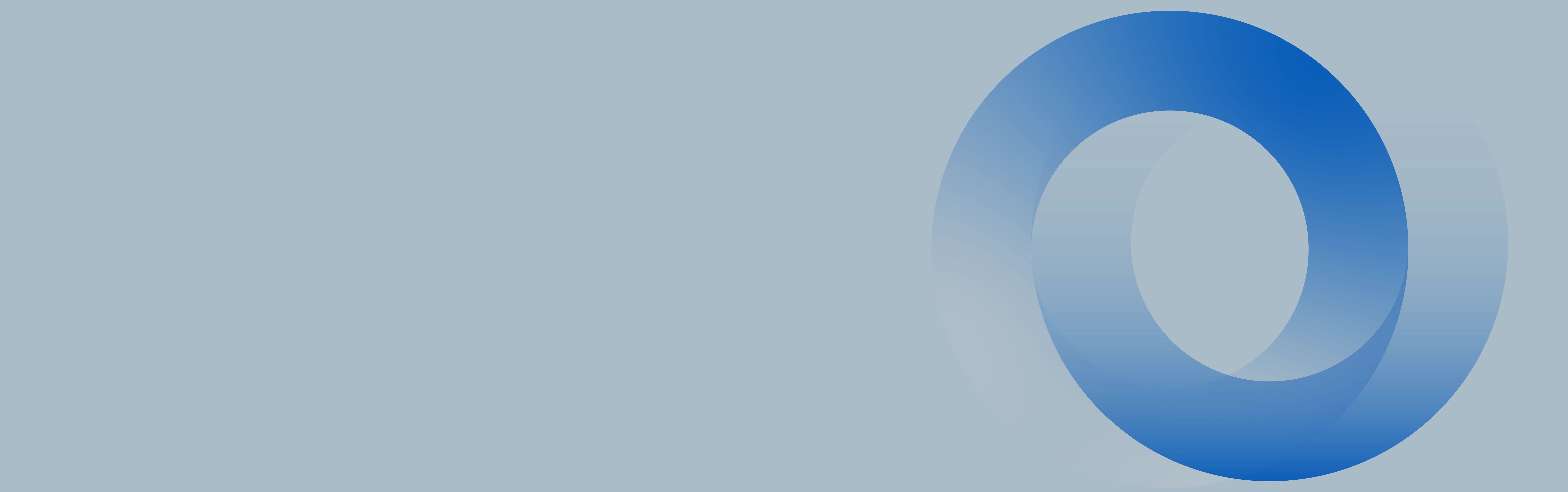 Abstract blue circular design, symbolizing OCR automation.