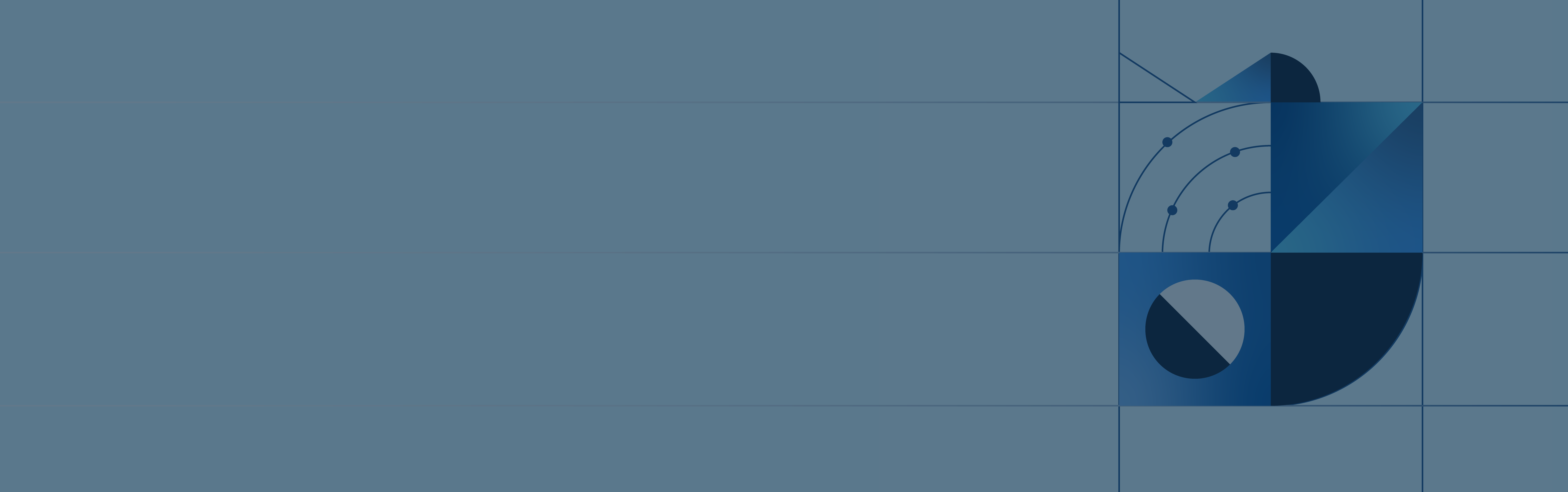 grids and circular elements, representing performance testing in CI/CD