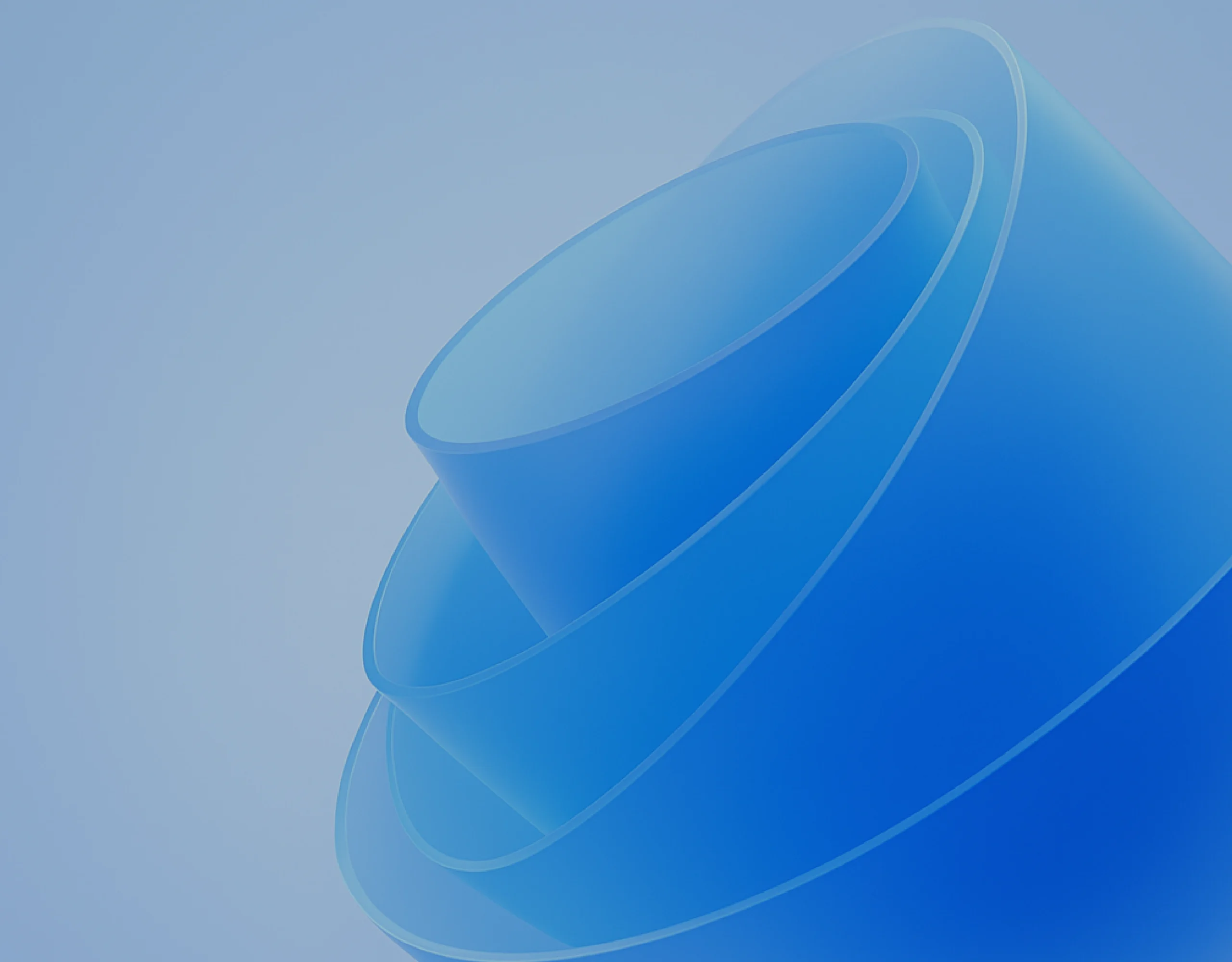 Abstract blue spiral design symbolizing the concept of an autonomous enterprise.