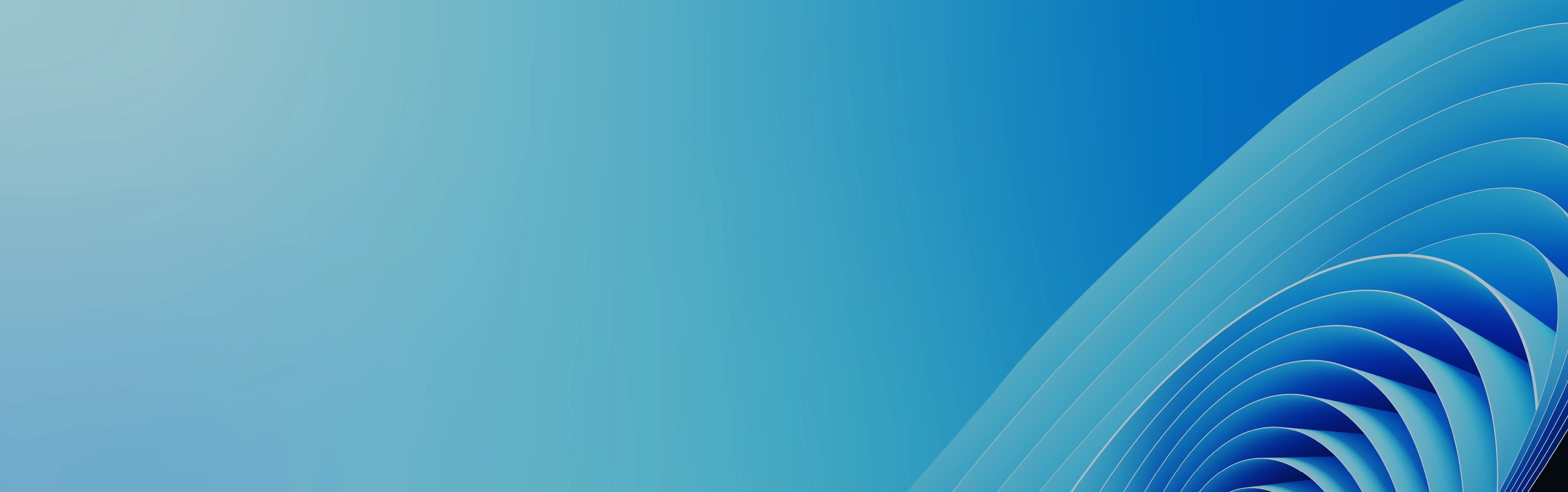 Abstract layered blue wave design symbolizing ERP release management