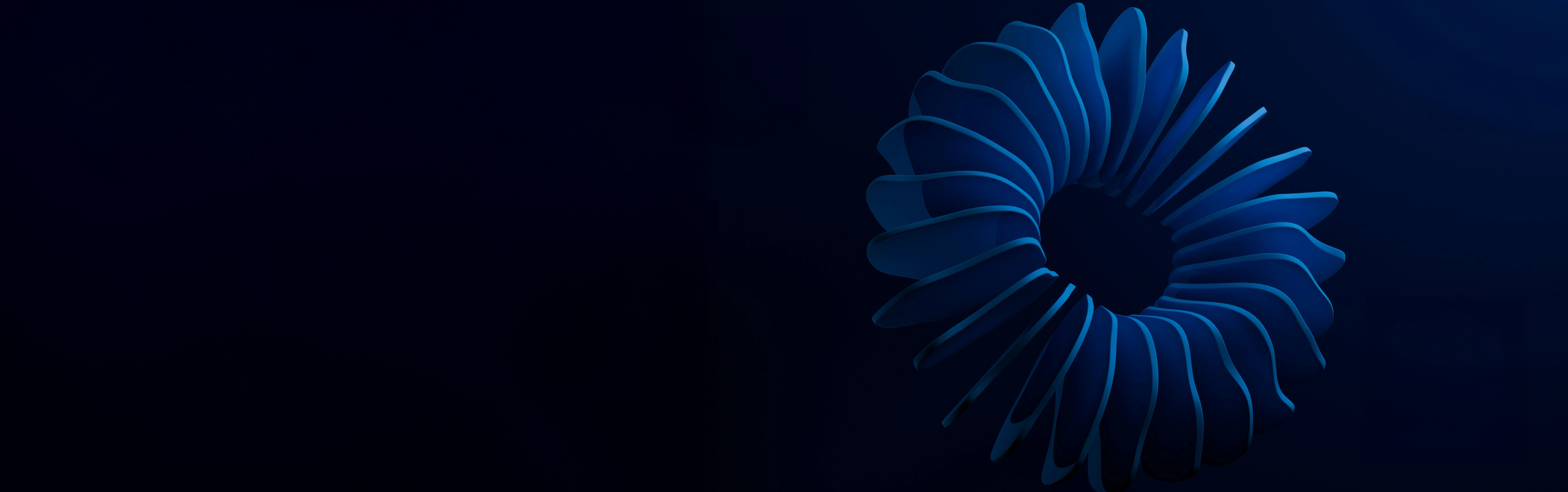 Abstract circular blue pattern symbolizing process optimization for manual regression testing.