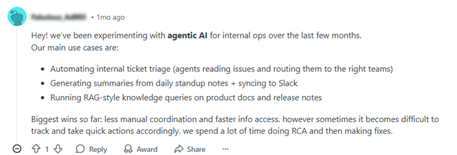Reddit thread comment snippet